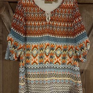 R Cinco Ranch blouse/dress, size medium